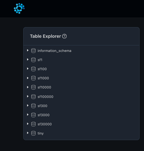 Table Explorer